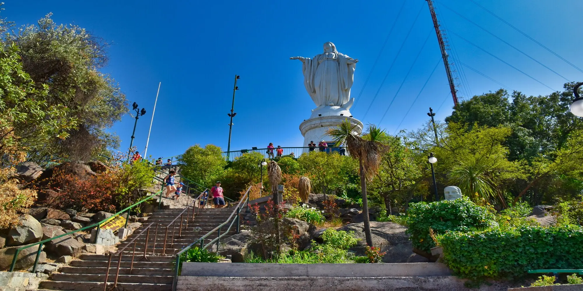 Registro del Cerro San Cristóbal en Santiago